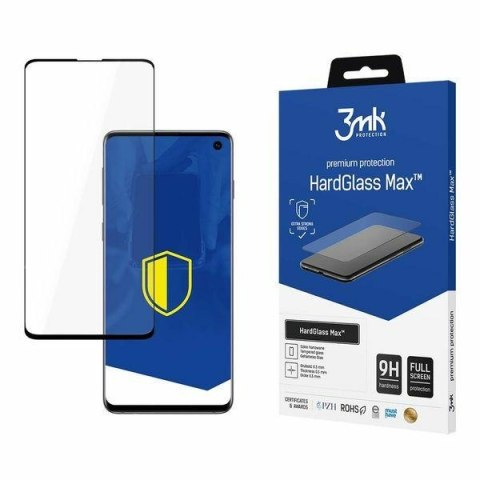 3MK HardGlass Max New Sam G973 S10 czarny/black, FullScreen Glass Sensor-Dot