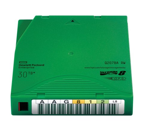 HPE LTO-8 Ultrium 30TB RW Data Cartridge Pusta taśma danych 12 TB 1,26 cm