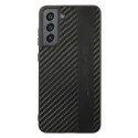 AMG AMHCS21FESBLSCA S21 FE G990 czarny/black hardcase Carbon Stripe&Embossed