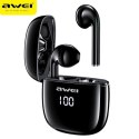 AWEI słuchawki Bluetooth 5.0 T28P TWS + stacja dokująca czarny/black