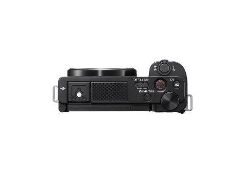 Aparat Sony ZV-E10 do vlogów z matrycą 24.2 MP, czułością ISO do 32000 i Wi-Fi, bezlusterkowa konstrukcja z ekranem 2.95 cala