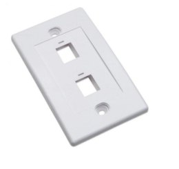 Panel przedni na 2 moduły Keystone, na puszkę natynkową