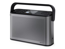 Przenośne radio cyfrowe Sharp OSAKA DR-P540(GY) z Bluetooth, USB i radio FM, stereo, w kolorze szarym