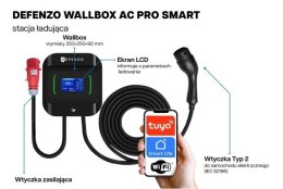 DEFENZO ŁADOWARKA DO SAMOCHODÓW ELEKTRYCZNYCH WALLBOX PRO AC22 SMART