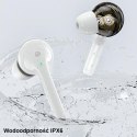 AWEI słuchawki sportowe Bluetooth T12 TWS białe/white