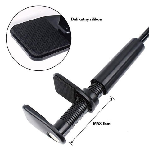 AWEI uchwyt biurkowy X3 4"-10,5" czarny /black długie ramię