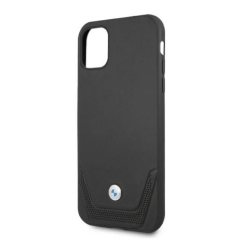 Etui BMW BMHCN61RSWPK iPhone 11 6,1" / Xr czarny/black hardcase Leather Perforate