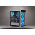 CORSAIR iCUE 465X RGB - Wieża - ATX - Panel boczny z okienkiem (szkło hartowane) - Bez zasilacza (ATX) - Biały - USB/Audio (CC-9