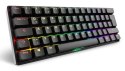 Klawiatura Sharkoon Gaming Keyboard Skiller SGK50S4 Gen2 czarno-żółty RGB