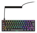 Klawiatura Sharkoon Gaming Keyboard Skiller SGK50S4 Gen2 czarno-żółty RGB