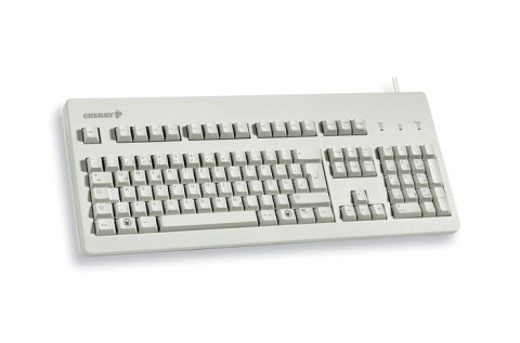 Przełącznik CHERRY TAS G80-3000 Przewodowy DE-Layout jasnoszary