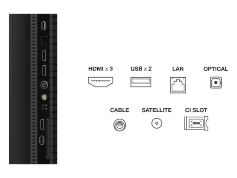 Telewizor TCL 4K QLED 50T69C 50 Telewizor Smart TV Telewizja Google TV UHD Czarny