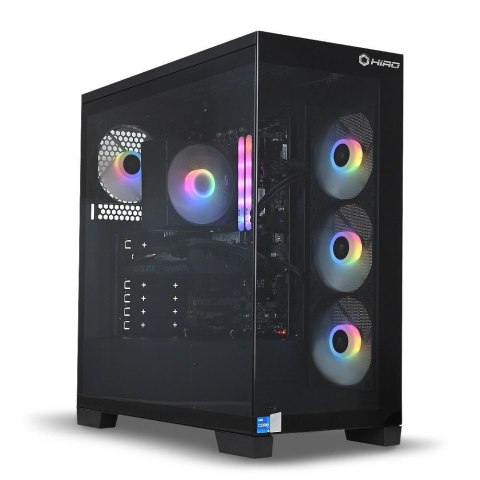 Komputer HIRO Aurora AMD Ryzen 5 7500X3D, RX 9060XT 16GB, 32GB RAM, 1TB SSD, WIFI, W11H