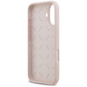 Etui Guess Silicone Big 4G Script do iPhone 17 różowy