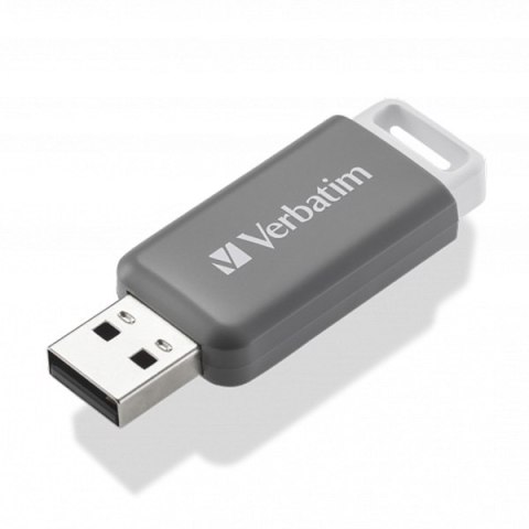 Verbatim USB flash disk, USB 2.0, 128GB, DataBar, szary, 49456, do archiwizacji danych