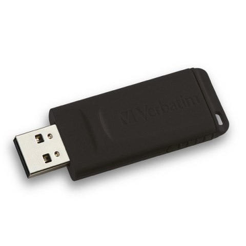 Verbatim USB flash disk, USB 2.0, 128GB, Slider, czarny, 49328