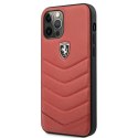 Ferrari FEHQUHCP12MRE iPhone 12/12 Pro czerwony/red hardcase Off Track Quilted