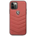 Ferrari FEHQUHCP12MRE iPhone 12/12 Pro czerwony/red hardcase Off Track Quilted