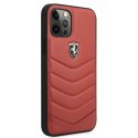 Ferrari FEHQUHCP12MRE iPhone 12/12 Pro czerwony/red hardcase Off Track Quilted