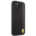 Ferrari FESAXHCP13SBK iPhone 13 mini 5,4" czarny/black hardcase On Track Carbon Stripe