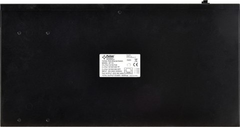 PULSAR SF116 łącza sieciowe Zarządzany Fast Ethernet (10/100) Obsługa PoE 1U Czarny
