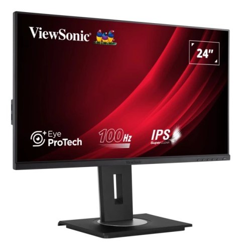 Viewsonic VG Series VG2448a monitor komputerowy 61 cm (24") 1920 x 1080 px Full HD LED Czarny