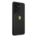 Ferrari FESPEHCS21LBK S21 Ultra G996 czarny/black hardcase On Track Perforated