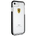 Ferrari Hardcase FEGLHCP7BK iPhone 7/8 SE 2020 / SE 2022 Shockproof transparent black