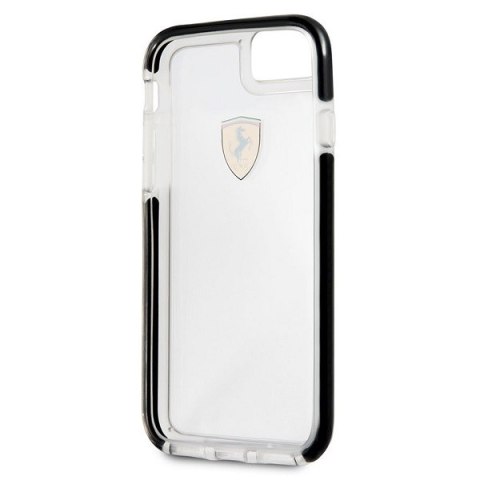 Ferrari Hardcase FEGLHCP7BK iPhone 7/8 SE 2020 / SE 2022 Shockproof transparent black
