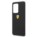 Ferrari Hardcase FESSIHCS69BK S20 Ultra G988 czarny/black Silicone