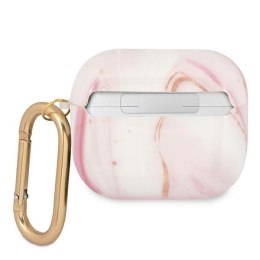 Guess GUA3UNMP AirPods 3 cover różowy/pink Marble Collection