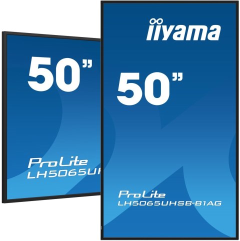 Iiyama ProLite LH5065UHSB-B1AG - Przekątna 50" - Płaski ekran - 125.7 cm