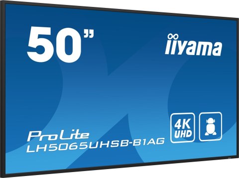 Iiyama ProLite LH5065UHSB-B1AG - Przekątna 50" - Płaski ekran - 125.7 cm
