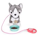 Interaktywny piesek na smyczy husky chodzi i merda ogonem melodyjki