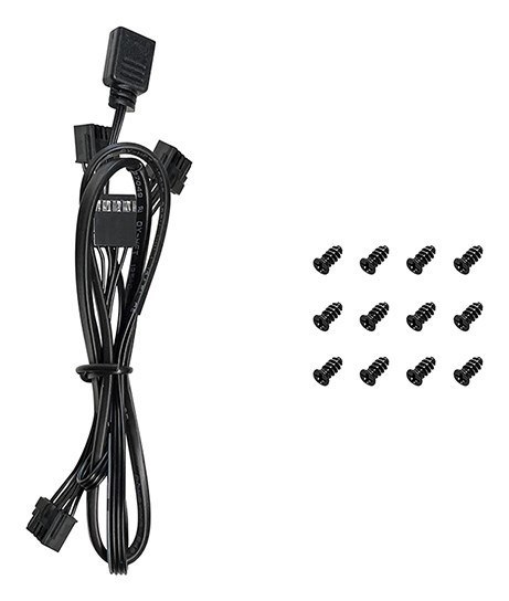 DeepCool FL12R-3 IN 1 Obudowa komputera Wentylator 12 cm Czarny 3 szt.