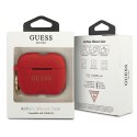 Guess GUACAPSILGLRE AirPods Pro cover czerwony/red Silicone Glitter