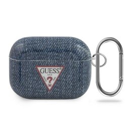 Guess GUACAPTPUJULDB AirPods Pro cover granatowy/dark blue Jeans Collection