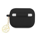 Guess GUAPLSC4EK AirPods Pro cover czarny/black Silicone Charm 4G Collection