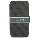 Guess GUBKP13X4GDGR iPhone 13 Pro Max 6,7" szary/grey book 4G Stripe