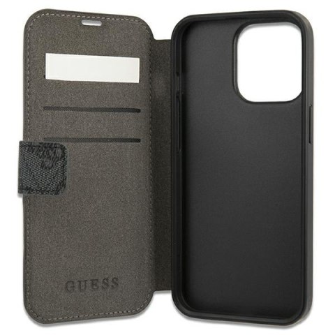 Guess GUBKP13L4GDGR iPhone 13 Pro / 13 6,1" szary/grey book 4G Stripe