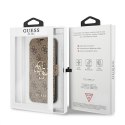 Guess GUBKP13L4GMGBR iPhone 13 Pro / 13 6,1" brązowy/brown book 4G Big Metal Logo