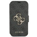 Guess GUBKP13L4GMGGR iPhone 13 Pro / 13 6,1" szary/grey book 4G Big Metal Logo