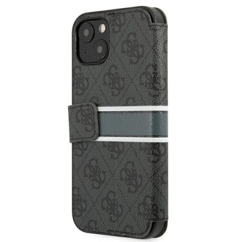 Guess GUBKP13S4GDGR iPhone 13 mini 5,4" szary/grey book 4G Stripe