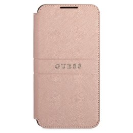 Guess GUBKS22MPSASBPI S22+ S906 różowy/pink book Saffiano Stripes