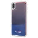 Guess GUHCI65GLCRE iPhone Xs Max czerwo ny/red hard case California Glow in the dark