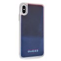 Guess GUHCI65GLCRE iPhone Xs Max czerwo ny/red hard case California Glow in the dark