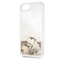 Guess GUHCI8GLHFLGO iPhone 7/8/SE 2020 /SE 2022gold/złoty hard case Glitter Hearts