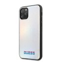 Guess GUHCN58BLD iPhone 11 Pro srebrny /silver hard case Iridescent