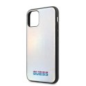 Guess GUHCN58BLD iPhone 11 Pro srebrny /silver hard case Iridescent