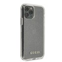 Guess GUHCN58PCGLSI iPhone 11 Pro srebrny/silver hard case Glitter